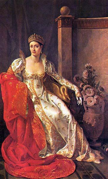Marie-Guillemine Benoist Portrait of Elisa Bonaparte, Grand Duchess of Tuscany. oil painting image